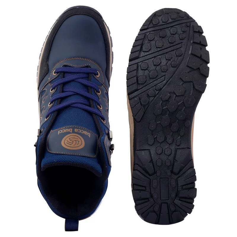 Bacca Bucci Blue Hunter 6 inch Outdoor Hiking Boots for Men | Best Price UAE