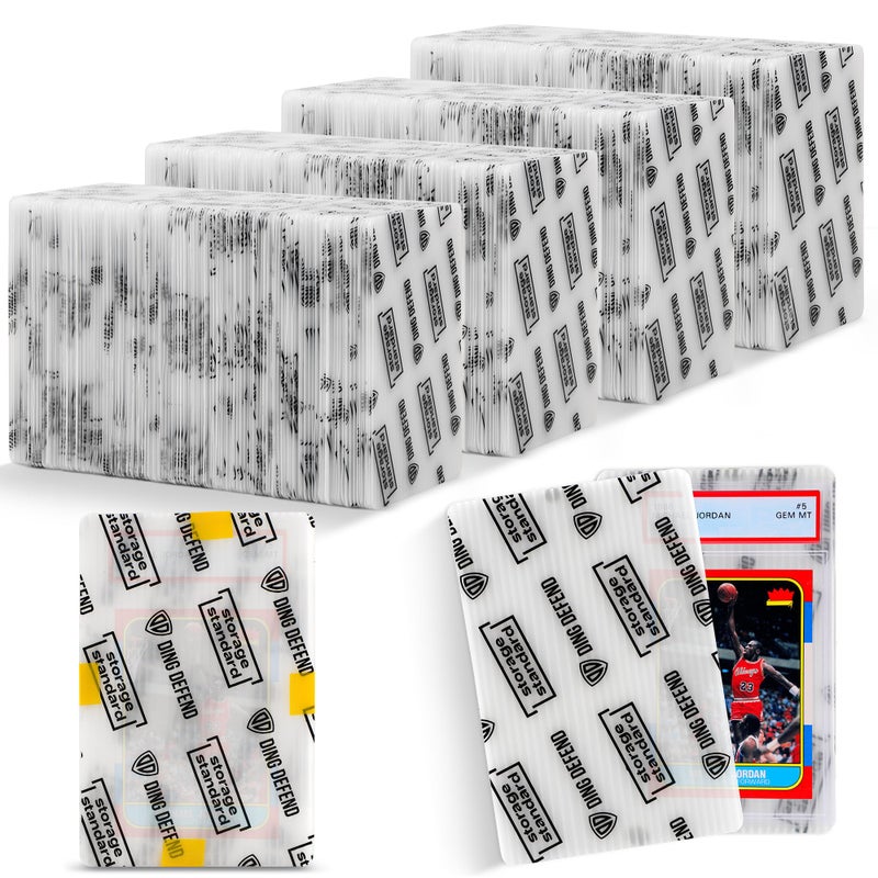 Storage Standard Card Protectors Trading Cards Shipping Supplies 510Pack 4 x 6 Graded Card Sleeves for Mailing Inserts Plastic Semi Rigid Card Holder Better Than Corrugated Cardboard Sheets - Image 2