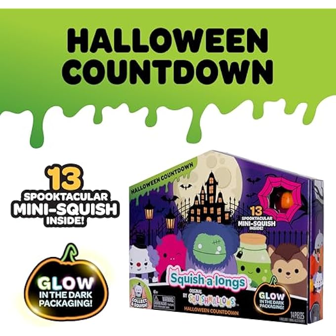 Squish-a-longs Halloween Countdown Calendar Includes 13 Mini-Squish (Wave 3) - Image 2