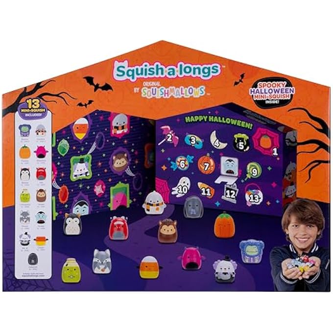 Squish-a-longs Halloween Countdown Calendar Includes 13 Mini-Squish (Wave 3) - Image 4