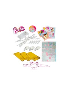 Barbie Doll Mattel Inc. Barbie Festival Lights Set – Barbie Colour Reveal Night Light Set Contains Fairy Lights With Pegs For Pictures, Stickers And Tassels  - Image 3