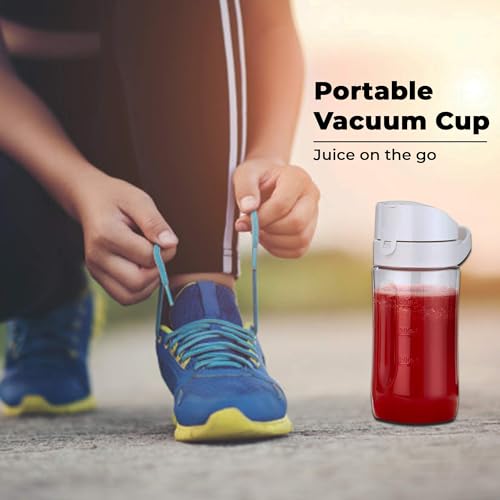 Balzano Yoga Blender/Smoothie Maker/Juicer/Soup Maker with Auto Seed Separation and Immunity Booster - Metalic Red, Compact - Image 2