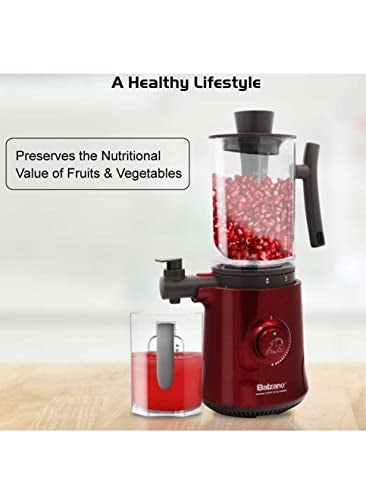 Balzano Yoga Blender/Smoothie Maker/Juicer/Soup Maker with Auto Seed Separation and Immunity Booster - Metalic Red, Compact - Image 5