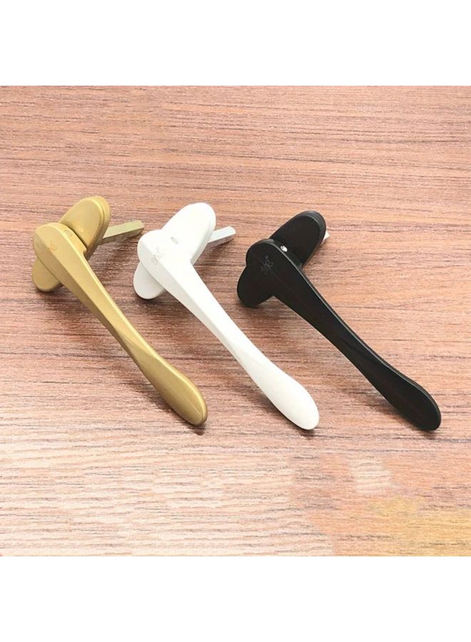 Golden Aluminum Alloy Broken Bridge Flat Opening Window Handle Folding Door Handle - Image 4