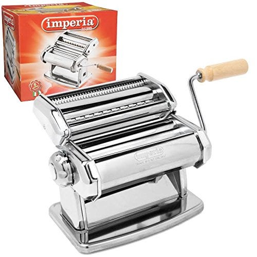 Imperia Ipasta Roller with Tagliatelle and Fettuccine Cutters, 6-inch - Image 3
