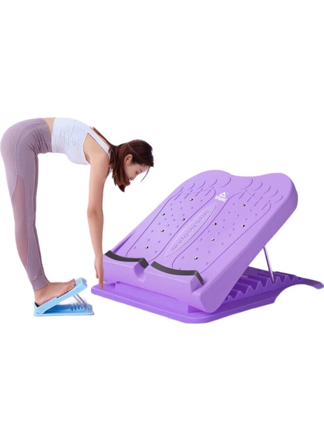 Peak Folding Standing Leg Stretching Board, Calf Massager, Ankle Rehabilitation Fitness Device, Purple - Image 3