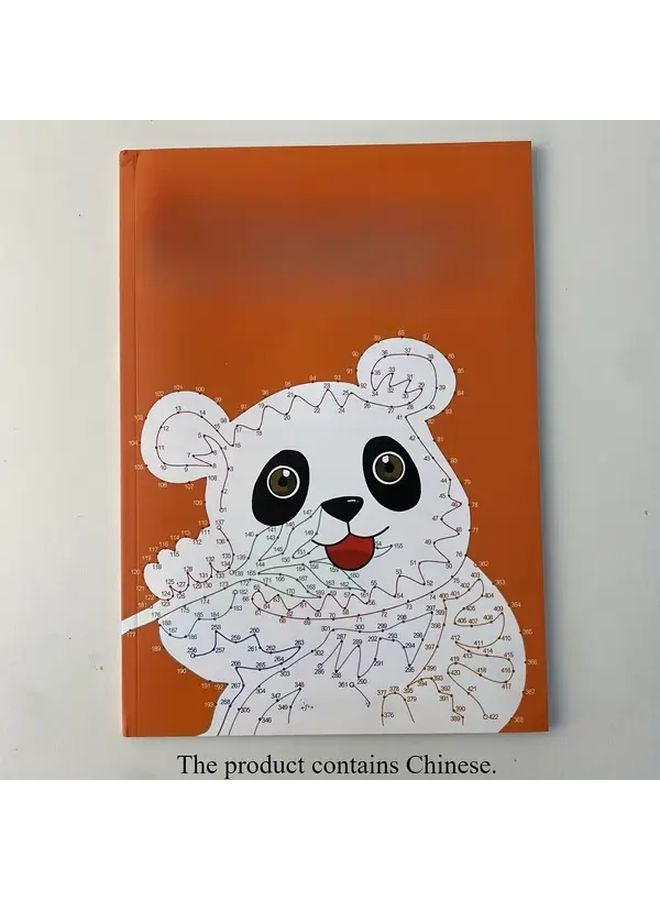 Level 2 Number Connecting Drawing Book 44 Complex Patterns 2 Answer Sheets Brain Training Gift - Image 1