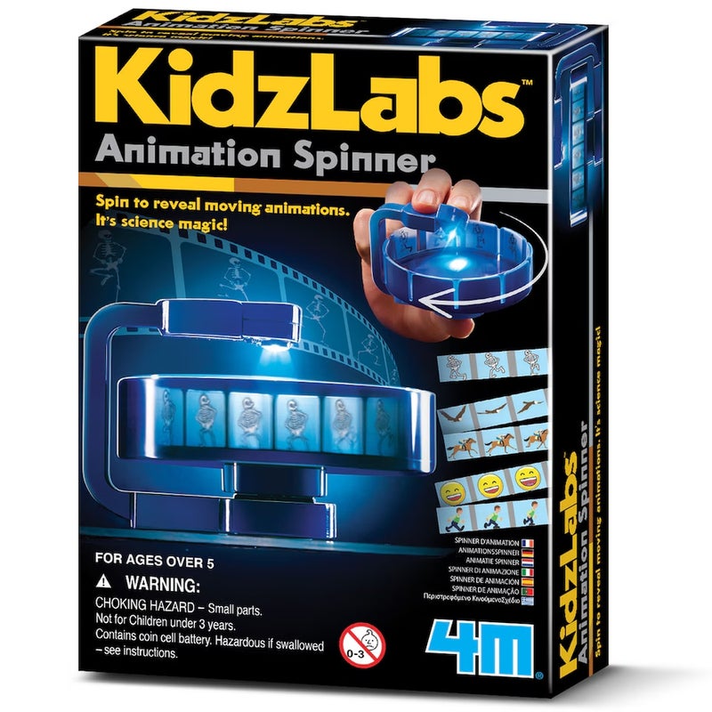 4M - KidzLabs Animation Fidget Spinner - 03478 - Image 1