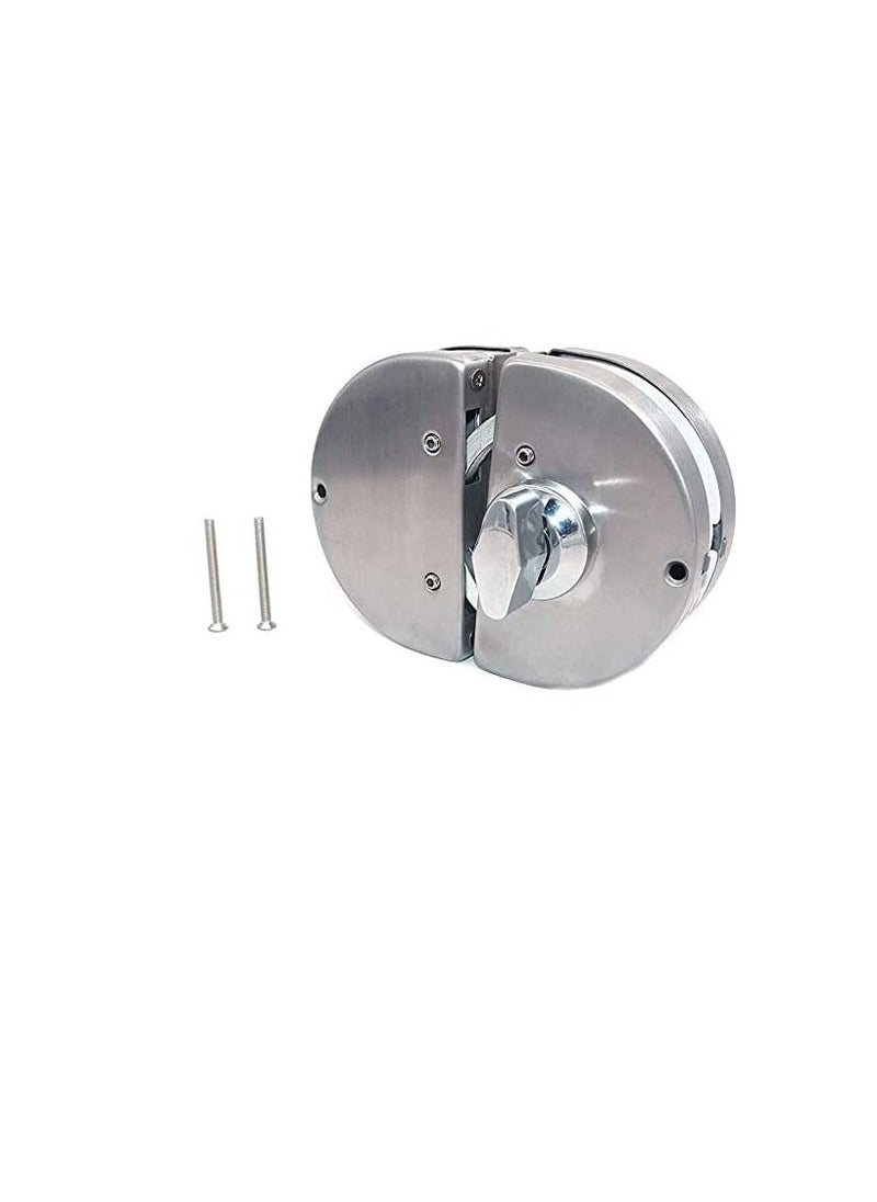 ROBUSTLINE - Double Glass Door Lock Stainless Steel, Both Sides Open Frameless Door Hasps for 10-12mm Thickness Glass, Home Office Hotel Furniture Hardware - Image 1