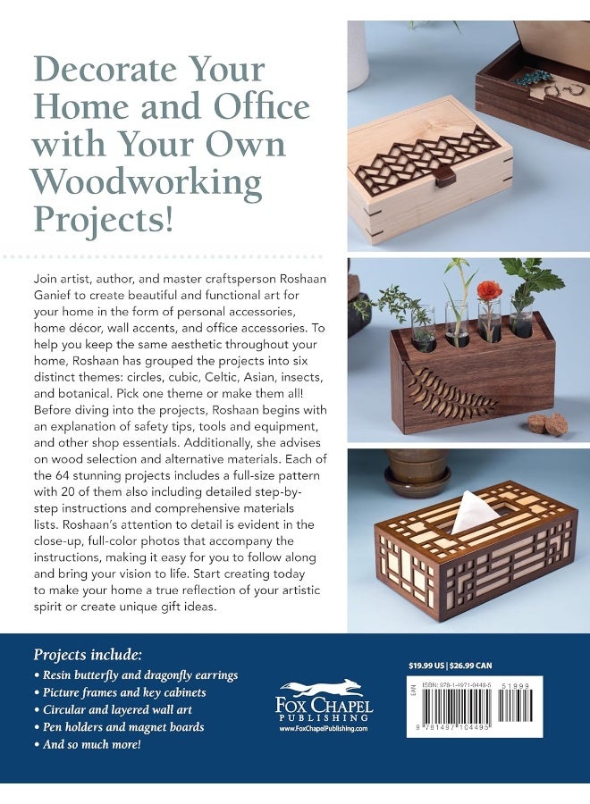 Small-Scale Woodworking Projects for the Home: 44 Easy-To-Make Wood Projects, Frames, Wall Art, L  - Image 2