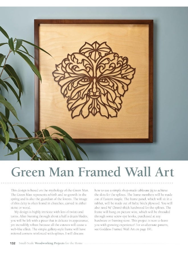 Small-Scale Woodworking Projects for the Home: 44 Easy-To-Make Wood Projects, Frames, Wall Art, L  - Image 5