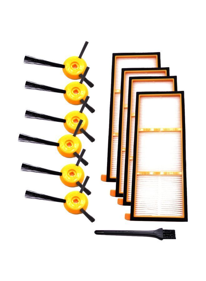 نيبمينينت طقم فلاتر وفرش جانبية بديلة مكون من 11 قطعة H24301-21 أبيض/أسود/أصفر - Image 1