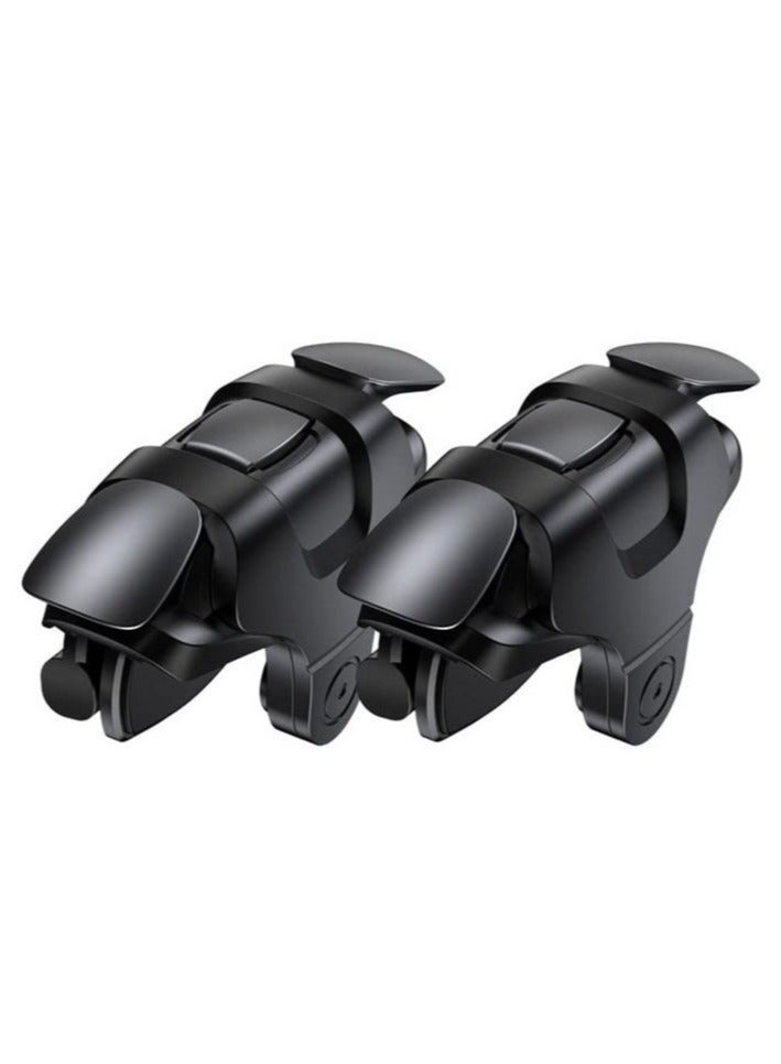 Mobile Shooting Games Fire Trigger, PUBG/COD Portable Gaming Grip Sensitive Shoot Aim Joysticks, Aim on L1R1 Shooter Joystick For iPhone Android Phone Game Pad  - Image 1