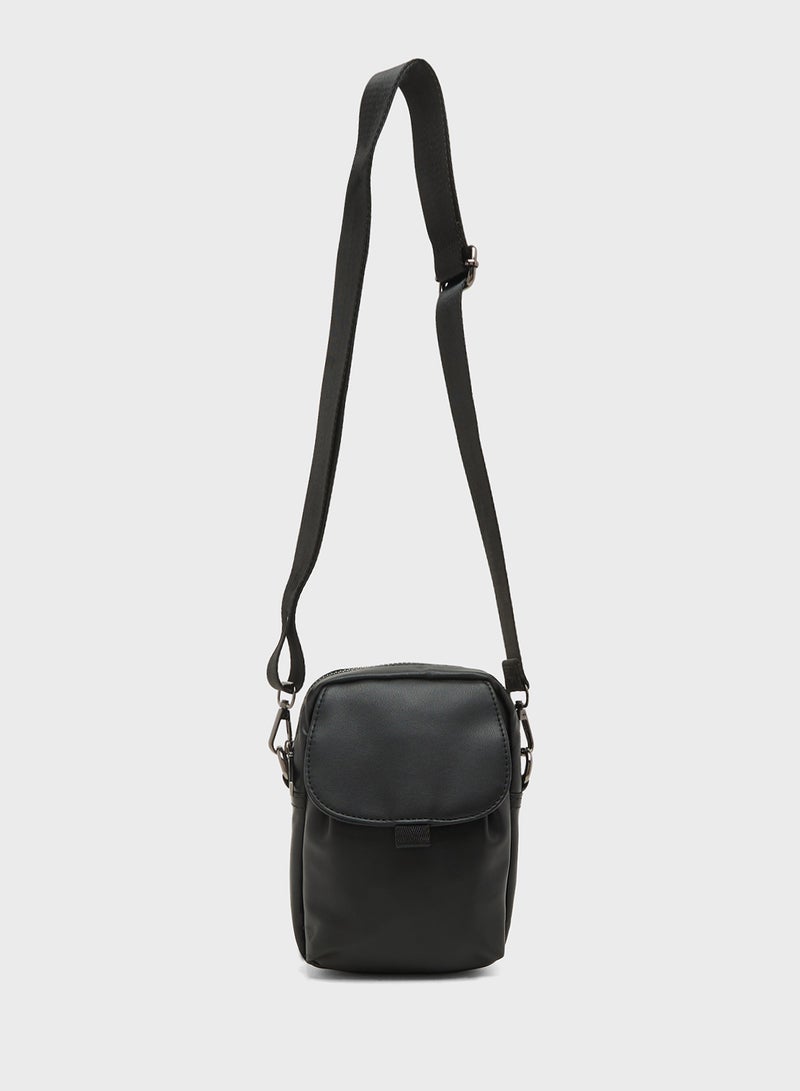 Robert Wood Mini Crossbody Messenger Bag  - Image 1