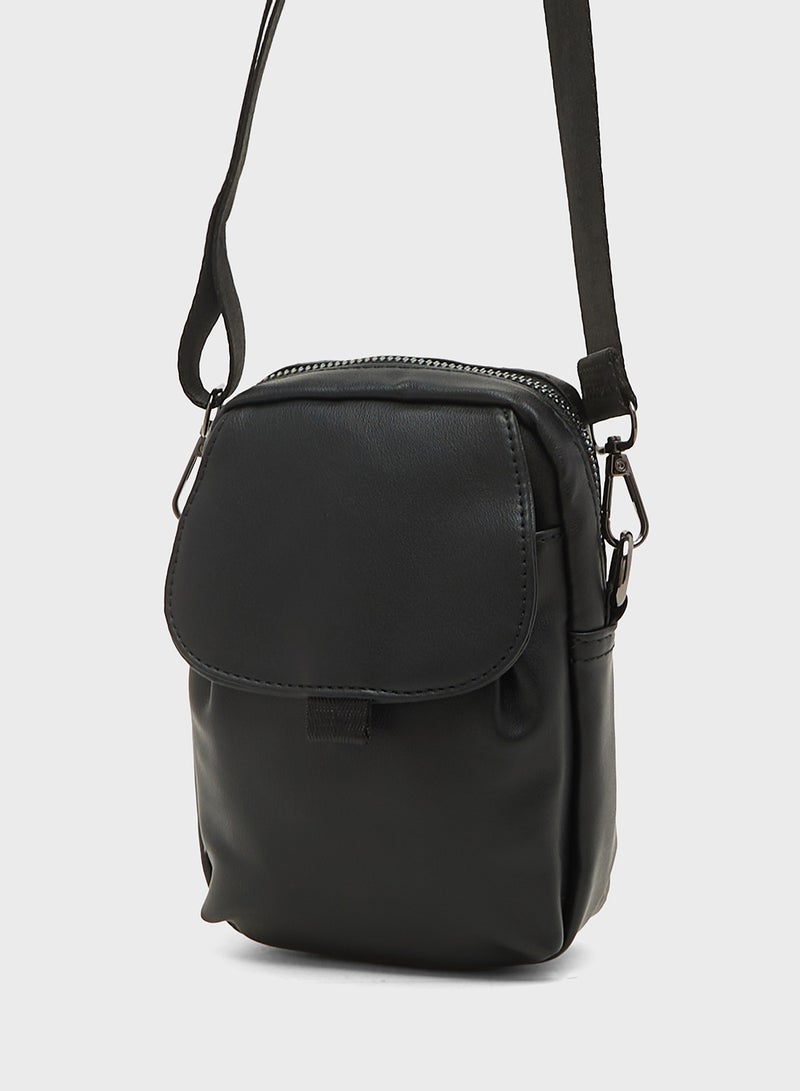 Robert Wood Mini Crossbody Messenger Bag  - Image 4