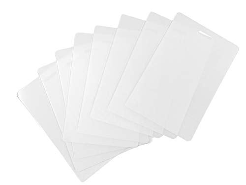 Oregon Lamination Hot 7 Mil Luggage Tag Laminating Pouches with Slot [Pkg of 500] 2-1/2 x 4-1/4 Clear - Image 4