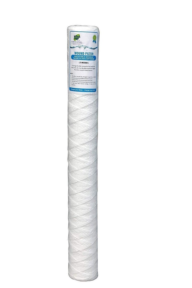 Hi-Tech RO 20 Inch 2.5 Wound Filter for All Types of Water Purifiers - Image 1