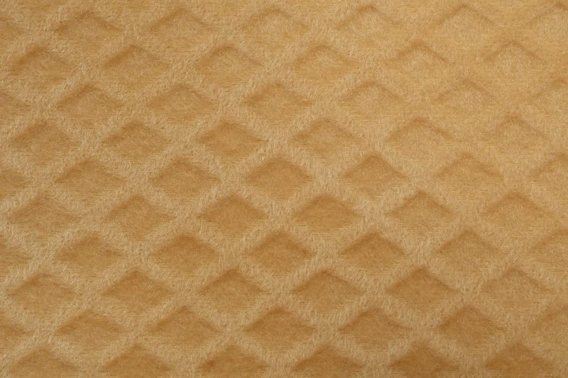 Subharambh Creation Subharambh Creation Bed Runner Pack of 3 Including 1 Bed Runner with Matching 2 Cushion Cover Velvet Checkered Pattern Bed Runner for Double Bed for Home Decor 18 x 84 Inches Beige  - Image 4