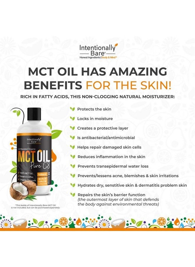 Intentionally Bare Exfoliating Face Scrub With Mct Oil Keto For Your Face Gentle Face Scrub Exfoliating Face Wash Hydrating Face Exfoliator Face Scrub For Women Firming Facial Scrub. 3.4Oz  - Image 5