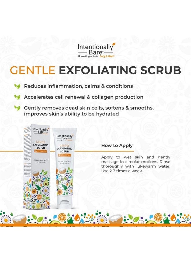 Intentionally Bare Exfoliating Face Scrub With Mct Oil Keto For Your Face Gentle Face Scrub Exfoliating Face Wash Hydrating Face Exfoliator Face Scrub For Women Firming Facial Scrub. 3.4Oz  - Image 4