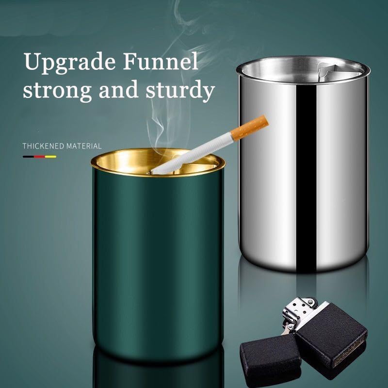 Detachable LED Car Ashtray Easy Clean Portable Travel Size Normal Color E - Image 3