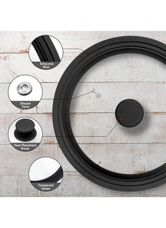 Top Chef Glass lid, silicone pots of multiple sizes, steaming sessions for pots 16 | 18| 20 | 22 | 24 | 26 cm  - Image 5