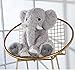 MorisMos Large Elephant Stuffed Animal 196inch Soft Stuffed Elephant Plush Companion Gifts for Girls Boys Gray - Image 4