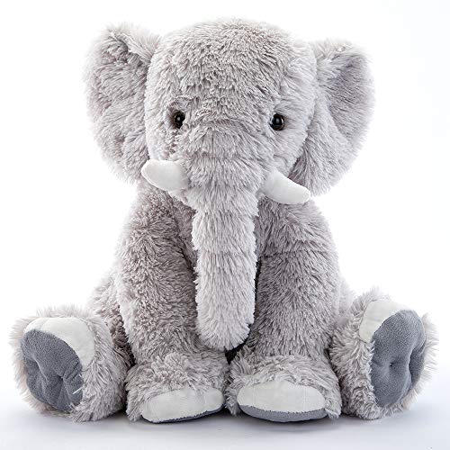 MorisMos Large Elephant Stuffed Animal 196inch Soft Stuffed Elephant Plush Companion Gifts for Girls Boys Gray - Image 1