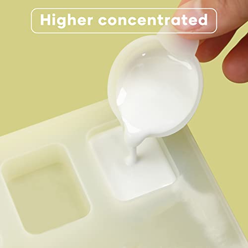 HTVRONT معجون صبغة الراتنج الأبيض HTVRONT - 1.76 أونصة / 50 مل تركيز أعلى وسهل الخلط صبغة إيبوكسي بيضاء لتلوين الراتنج، تأثيرات الأمواج البحرية والماء - Image 5