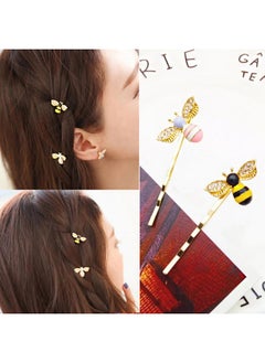 FOMIYES FOMIYES Bee Hairpin Bee Barrettes Metal Hairpin Animal Hair Clips Bobby Pin Cute Side Clip Hair Pin for Women Girls  - Image 2