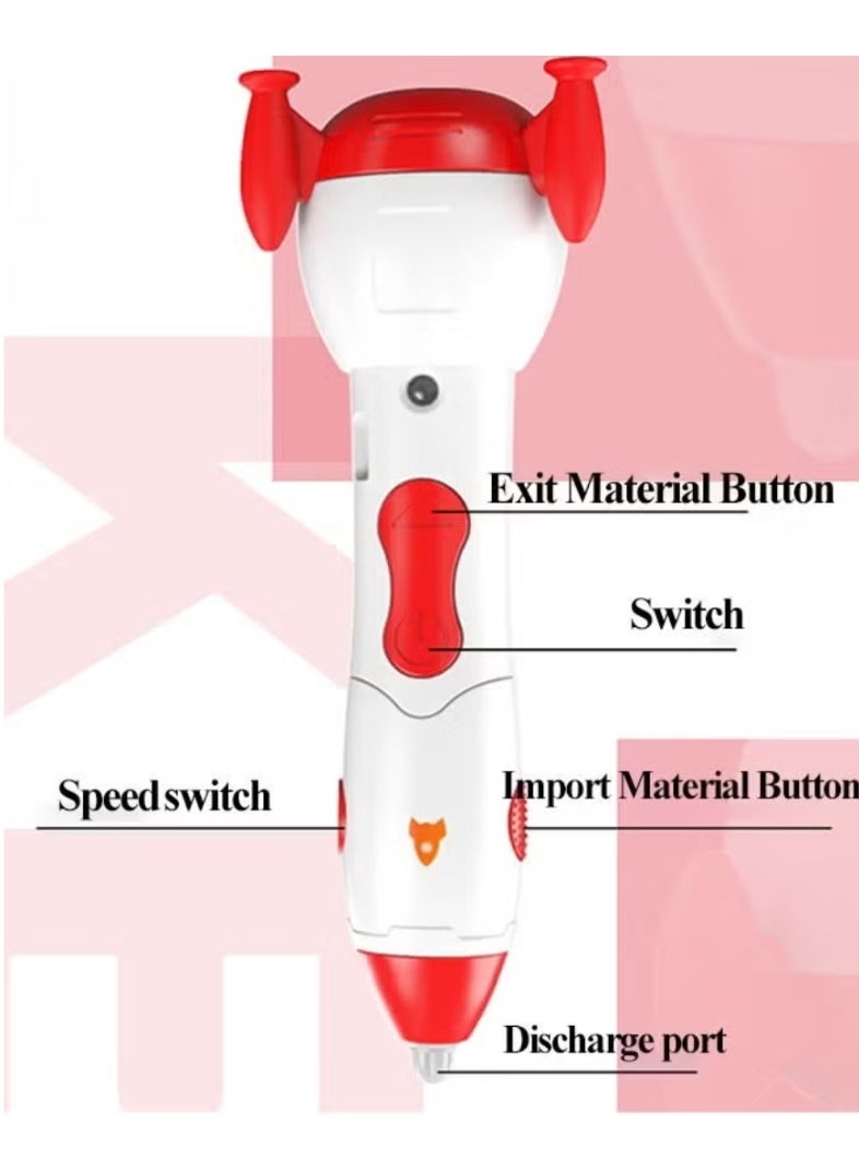 3D Printing Pen for Kids – Space Theme Rocket Design | Creative Drawing & DIY Modeling Tool - Image 4