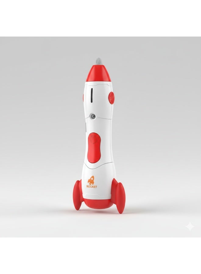 3D Printing Pen for Kids – Space Theme Rocket Design | Creative Drawing & DIY Modeling Tool - Image 1