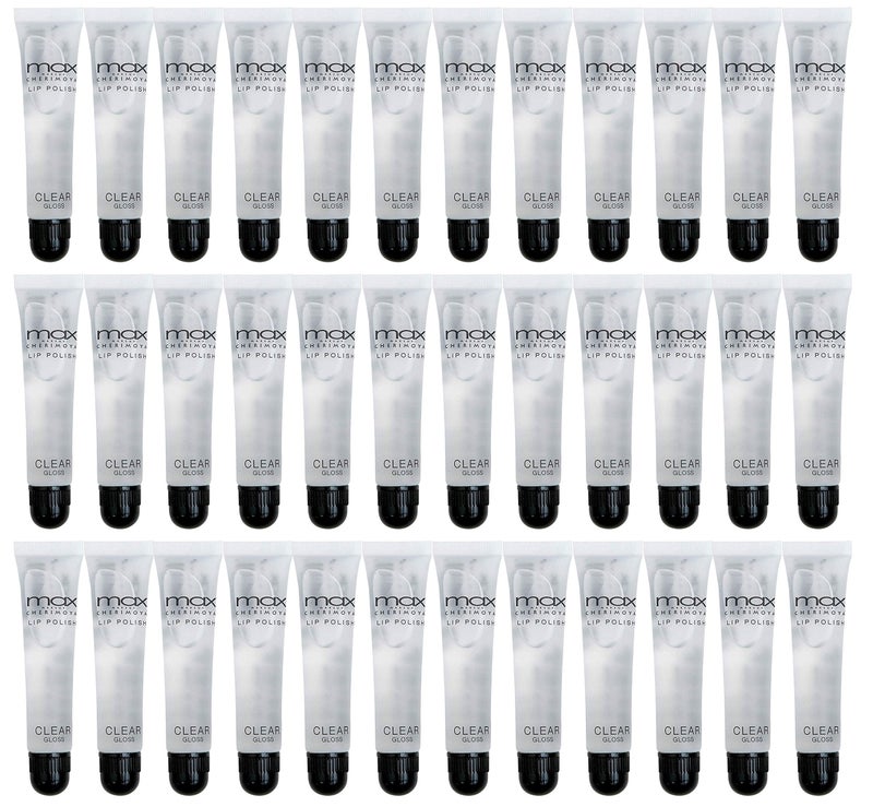Cherimoya MAX Makeup Clear Lip Polish bulk 36 Pieces