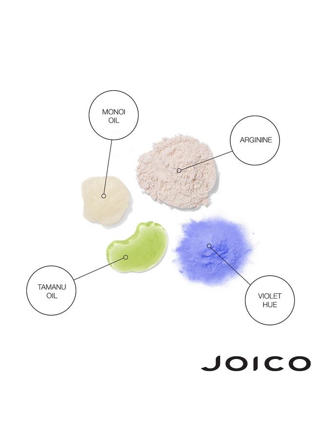 JOICO Blonde Life Violet Conditioner ; For Cool & Bright Blonde Hair ; Neutralize Brassy Tones ; Banish Yellow Tones ; Boost Shine ; Sulfate Free ; With Monoi & Tamanu Oil ; 8.5 Fl Oz  - Image 4