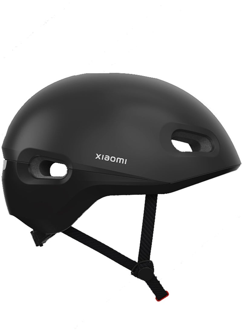 Xiaomi Mi Commuter Helmet, Medium Size, Durable PC Shell, With Rear Reflector Scooter, Impact Resistance, Easy and Comfortable, Black - Image 1