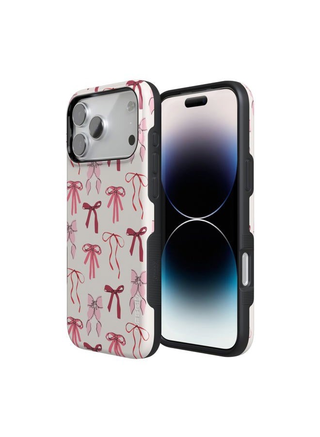Casely iPhone 17 Pro Max Case | Lover Girlie | Pink Bows | Compatible with MagSafe | Bold Protective Design - Image 2