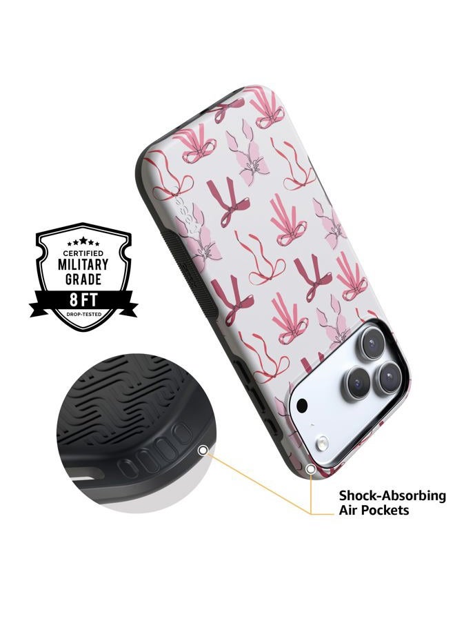 Casely iPhone 17 Pro Max Case | Lover Girlie | Pink Bows | Compatible with MagSafe | Bold Protective Design - Image 4