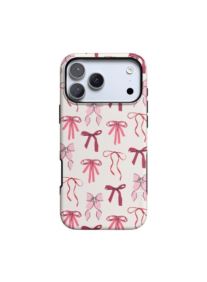 Casely iPhone 17 Pro Max Case | Lover Girlie | Pink Bows | Compatible with MagSafe | Bold Protective Design - Image 1