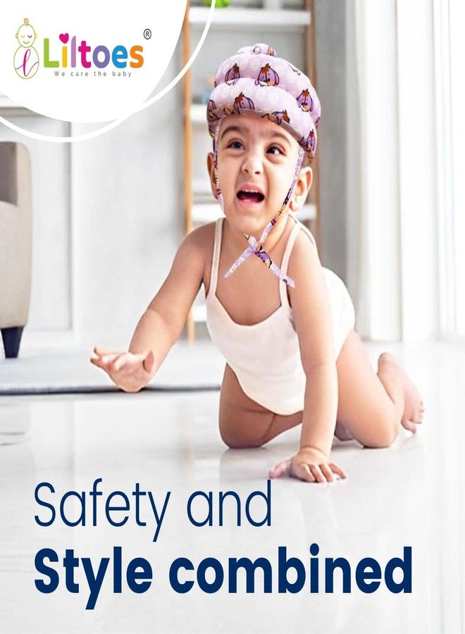 LILTOES Baby Head Protector for Safety of Kids 6M to 3 Years- Baby Safety Helmet with Proper Air Ventilation & Corner Guard Protection (Daisy Posey) - Image 4