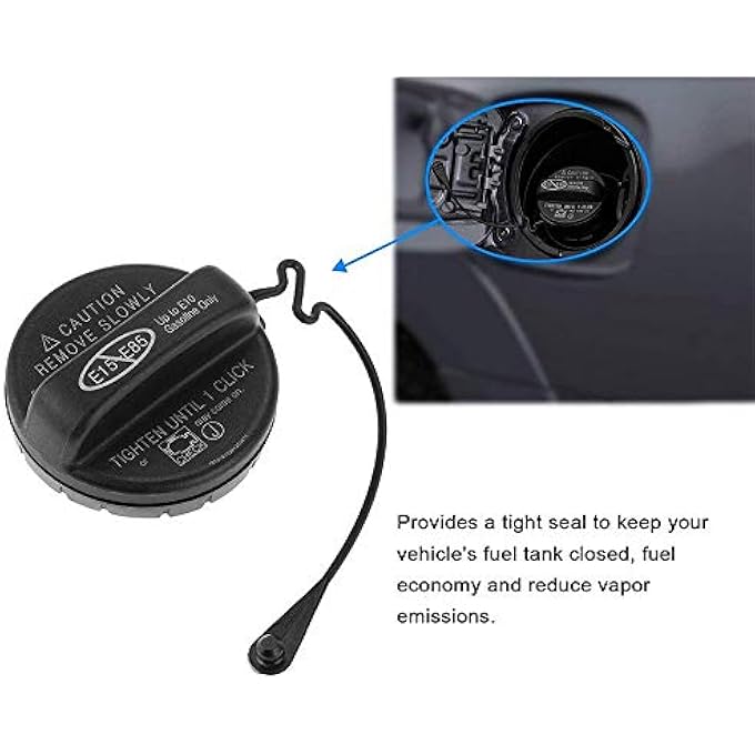 rayihni Fuel Tank Cap Gas Cap Cover Compatible with Toyota Lexus  4Runner Avalon Camry Corolla Highlander Matrix RAV4 Tacoma ES350 GS350 GS460 20052015 Accessories Replaces 7730006040 - Image 5