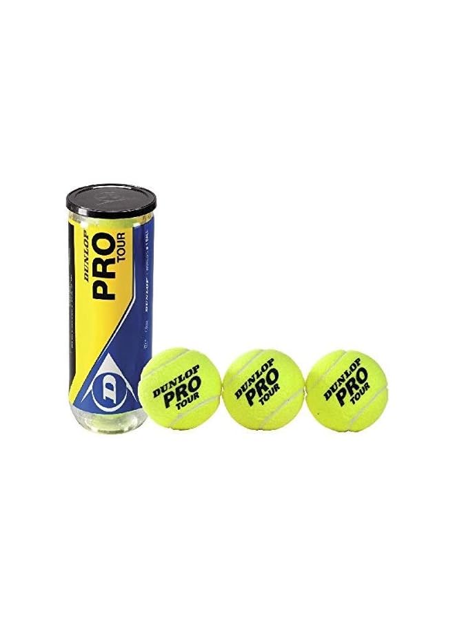 DUNLOP PRO TOUR 3PET TENNIS BALL - Image 1