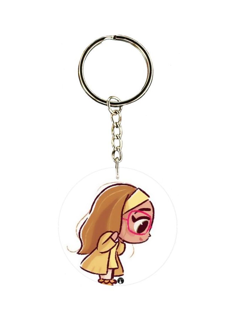 RKN Cartoon Printed Double Sided Keychain