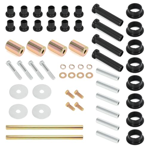 FQRANBO Rear Left and Right A-Arm Bushing Shafts Kit Replacement for Polaris Sportsman 400 450 500 600 700 800 Replace # 5020826 5434548 5434551 5133806 5434550 - Image 1