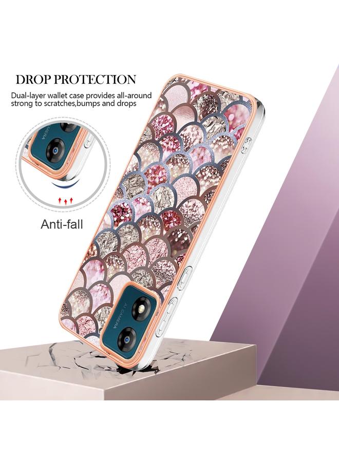 S-TOP Case For Motorola Moto E13 Electroplating IMD TPU Phone Case - Image 3