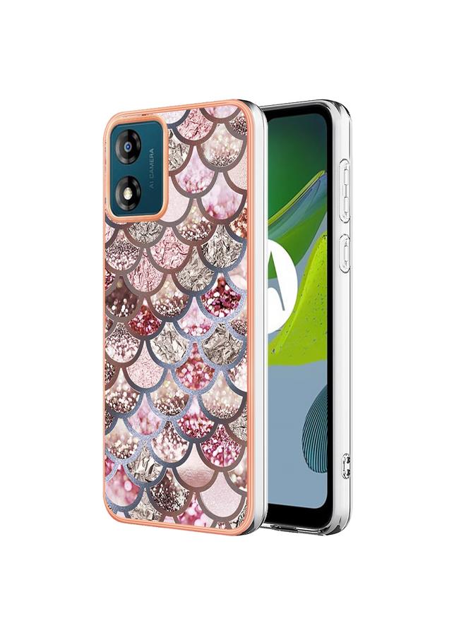 S-TOP Case For Motorola Moto E13 Electroplating IMD TPU Phone Case - Image 1