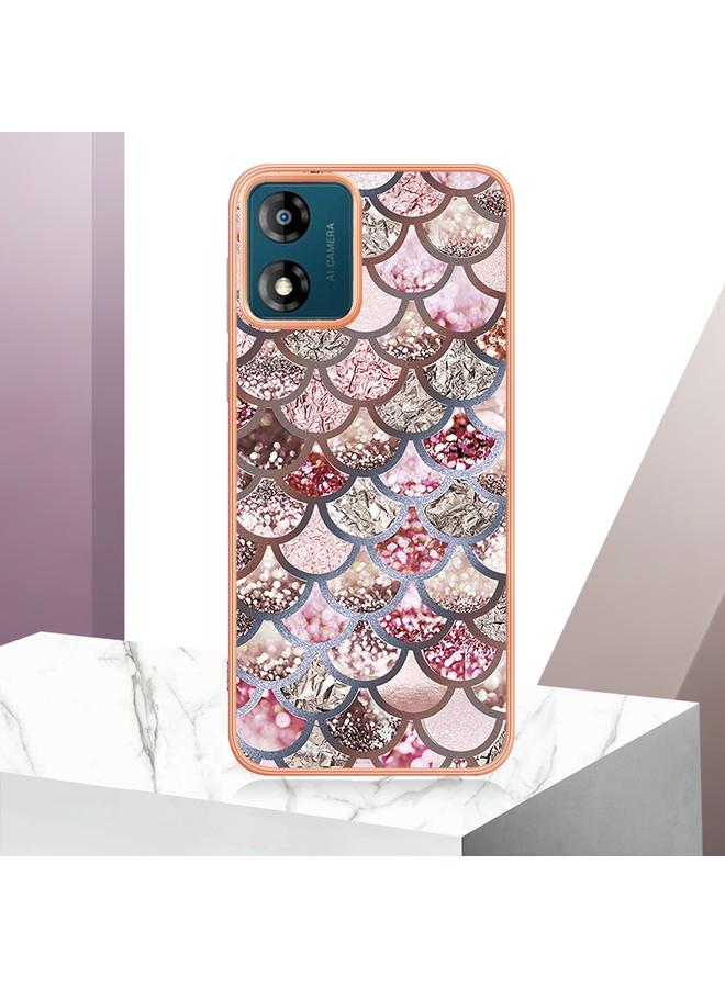 S-TOP Case For Motorola Moto E13 Electroplating IMD TPU Phone Case - Image 2