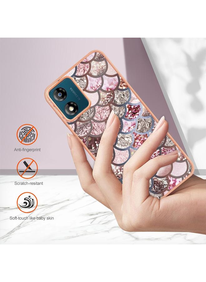 S-TOP Case For Motorola Moto E13 Electroplating IMD TPU Phone Case - Image 4