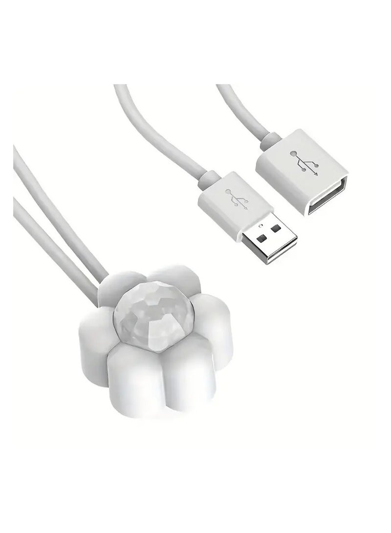 A.M Suitable for most pet water dispensers, used to automatically start and stop the pet water dispenser to save energy (excluding pet water dispensers), 180° sensitive automatic fountain sensor for Switch, compatible with USB pet water dispensers - no batteries required - Image 1