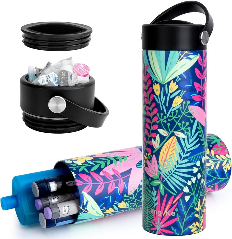SUNMON Insulin Cooler Travel Case with Ice Packs Portable Medical Cooler Bottle Insulin Pen Travel Case - Image 1
