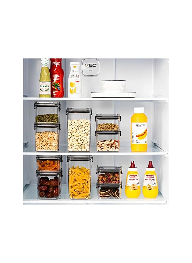 IAF PCS Airtight Food Storage Containers with Lids Airtight,Cereal Containers Storage for Pantry Kitchen Organization- Dry Food Canisters for Pasta, Cereal, Rice, Flour - Image 2